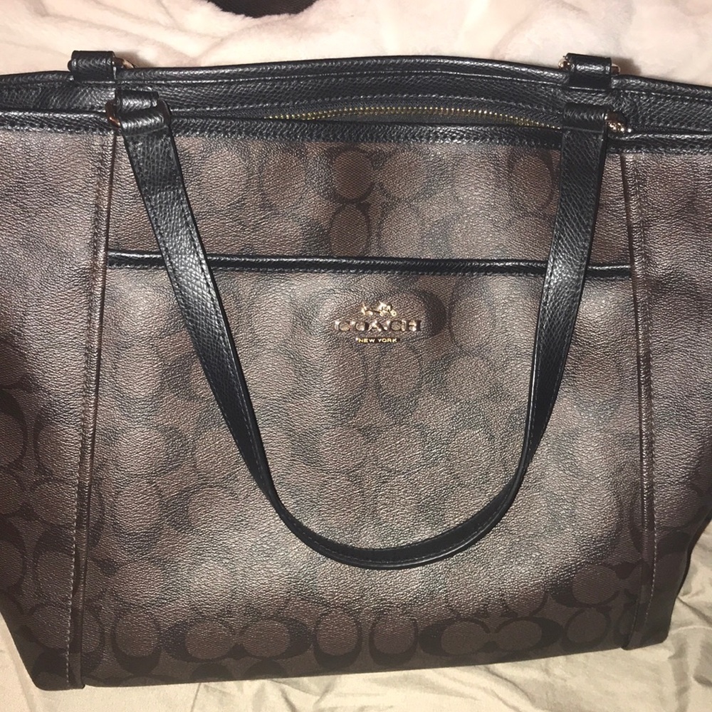 Coach signature tote